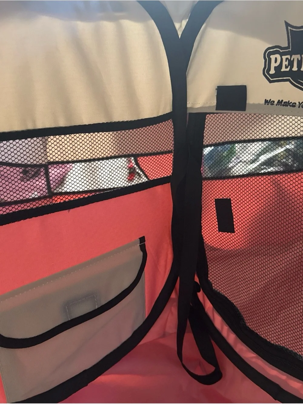 Pet Maker Portable Puppy Playpen - Small Pop-Up to 25lbs PINK